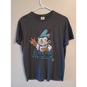 Give A Hoot Don't Pollute Woodsy Owl‎ T-Shirt Unisex Med Delta Ringspun Vintage